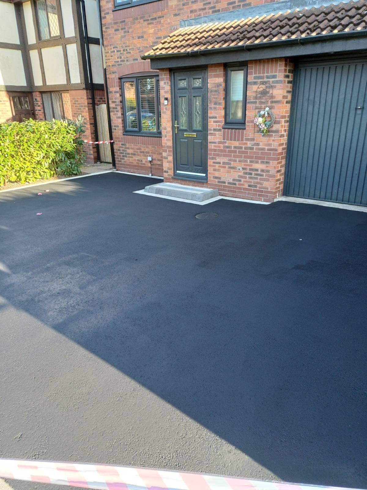 Pristine patio after pressure washing